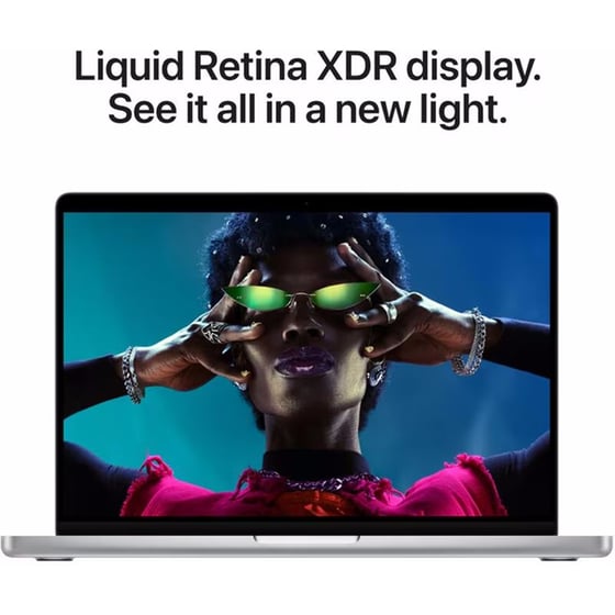 Apple MacBook Pro 14" M5 Chip QHD+ (Apple M5 10 Cores/24GB/1TB SSD/10 Cores GPU/macOS) Silver image 3