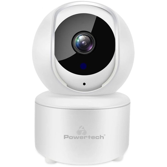 Ενσύρματη IP Camera Powertech PT-1085 Full HD Επιτραπέζια με Wi-Fi και Λειτουργία Pan & Tilt image 0