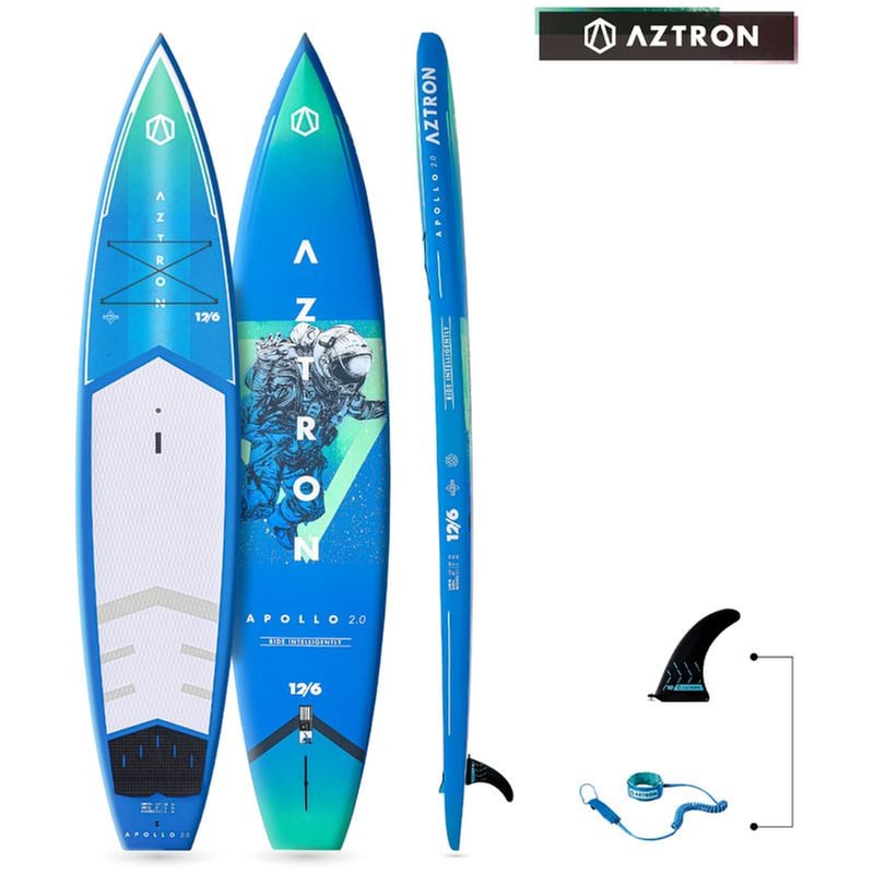 AZTRON Συμπαγής Σανίδα SUP Aztron 381 x 76 - Μπλε