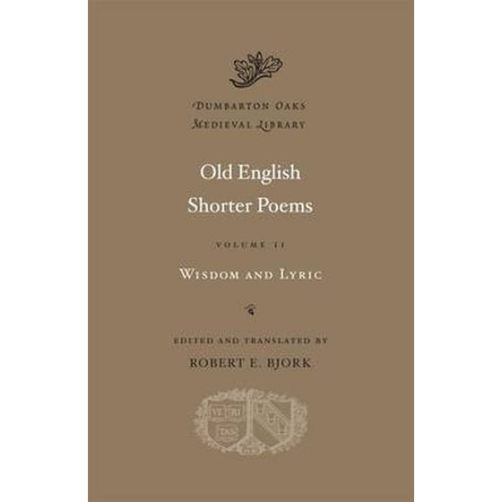 Old English Shorter Poems, Vol. 2 Vol. 2 image 0