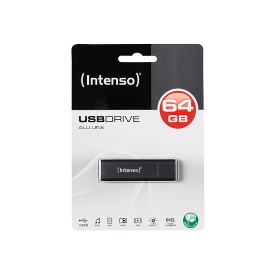 USB Stick Intenso Alu Line 64GB 2.0 - Ανθρακί image 1