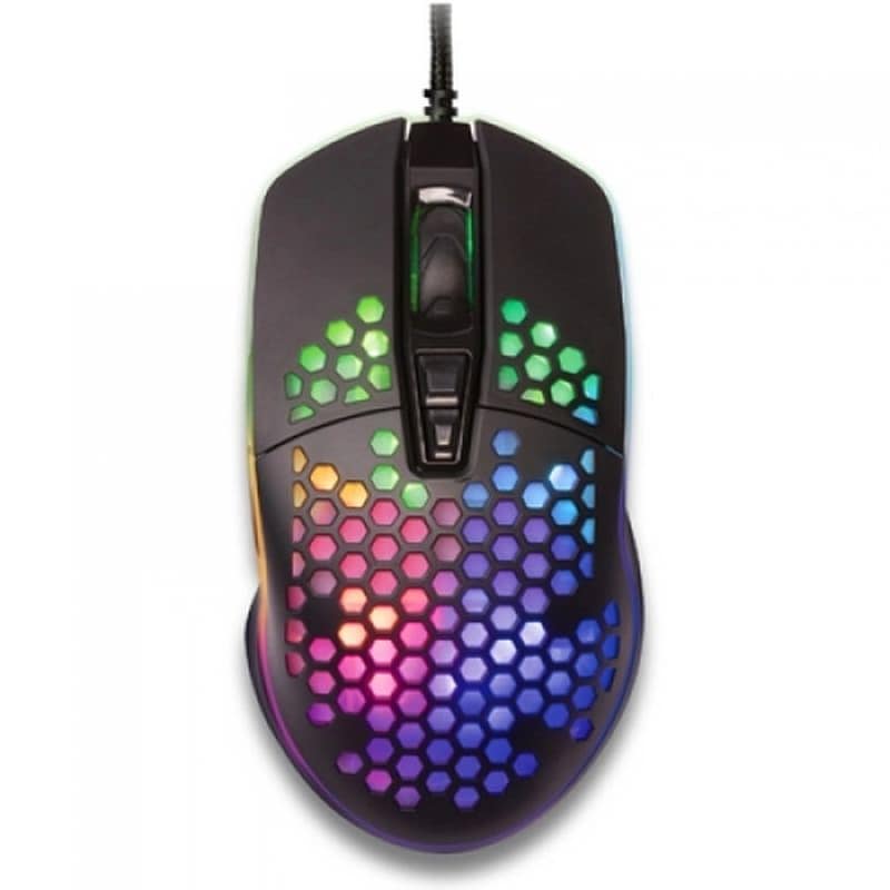 YENKEE Gaming Ενσύρματο Ποντίκι Yenkee Yms 3030bk RGB 6400 DPI - Μαύρο