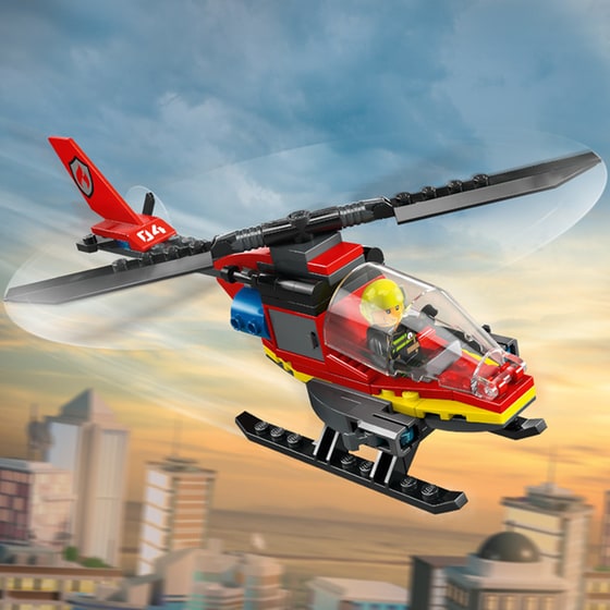 LEGO® City Fire Rescue Helicopter (60411) image 4