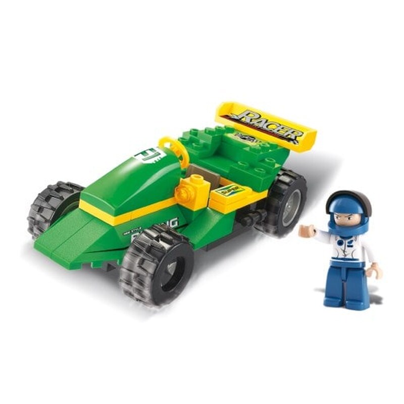 Sluban Τουβλάκια Town, Racing Car M38-b0172, 63τμχ M38-b0172 Id: 17927