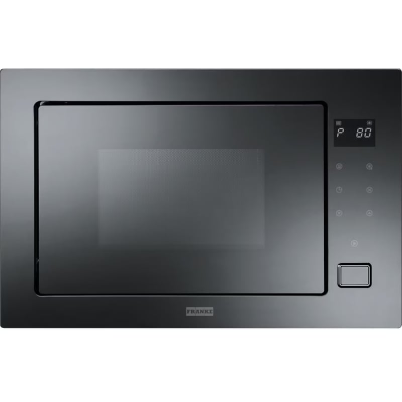 FRANKE Crystal Plus FMW 250 CR2 G BK με Grill 25 Lt Μαύρο Εντοιχιζόμενος Φούρνος Μικροκυμάτων