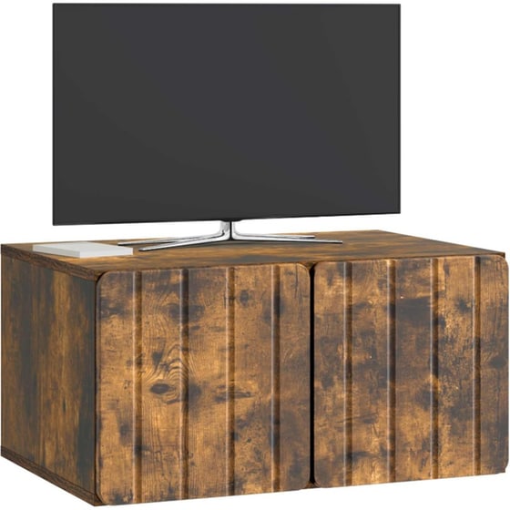 Επιτοίχιο Έπιπλο Τηλεόρασης VidaXL 59.5x41x30 cm - Καφέ Δρυς image 1