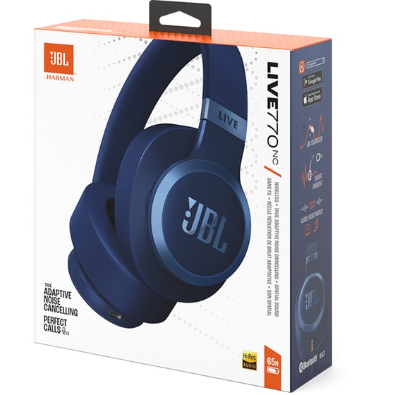 JBL Live 770NC Ασύρματα Ακουστικά Κεφαλής - Μπλε image 10
