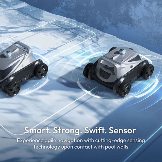 BUBLUE Bubot 500P 2.5 L Γκρι Σκούπα Ρομπότ Πισίνας image 1