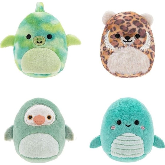 Λούτρινα Squishmallows Squishville Mini Prehistoric Squad 4-pack 5εκ image 0