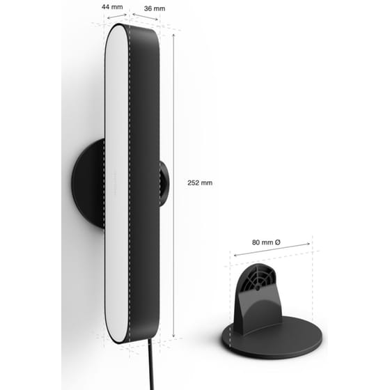 Επέκταση Έξυπνης Μπάρας Φωτισμού Philips Hue Play - Μαύρο image 3
