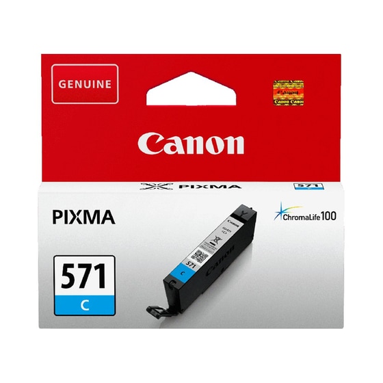 Canon CLI-571 Κυανό Μελάνι Εκτυπωτή 0386C001 image 0