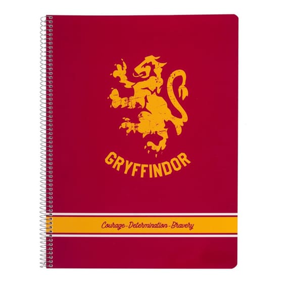Τετράδιο Σπιράλ A4 Pp Περφορέ Harry Potter Gryffindor image 0