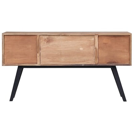 Vidaxl Μπουφές 140 X 30 X 75 Εκ. Από Μασίφ Ξύλο Teak image 5