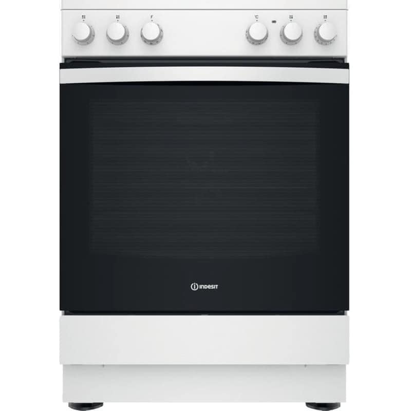 INDESIT IS67V5KCW/E 69 Lt Λευκό Ηλεκτρική Κουζίνα Κεραμική φωτογραφία