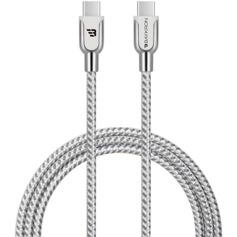 CELLY Καλώδιο Φόρτισης Celly USB-C σε USB-C 1.2m - Ασημί