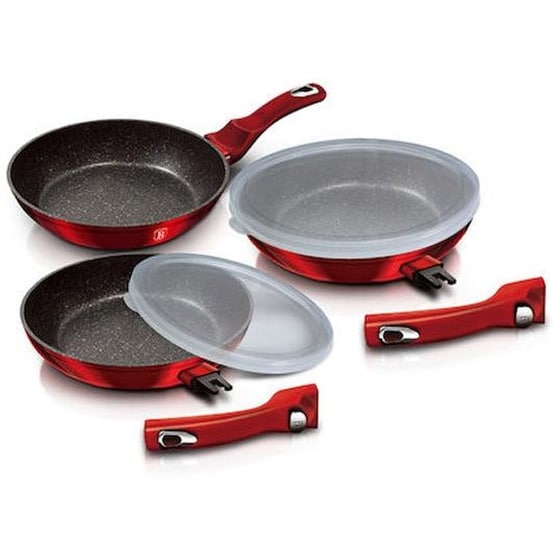 Σετ Τηγάνια BERLINGER HAUS BH-7053 5 τμχ Κόκκινο image 0