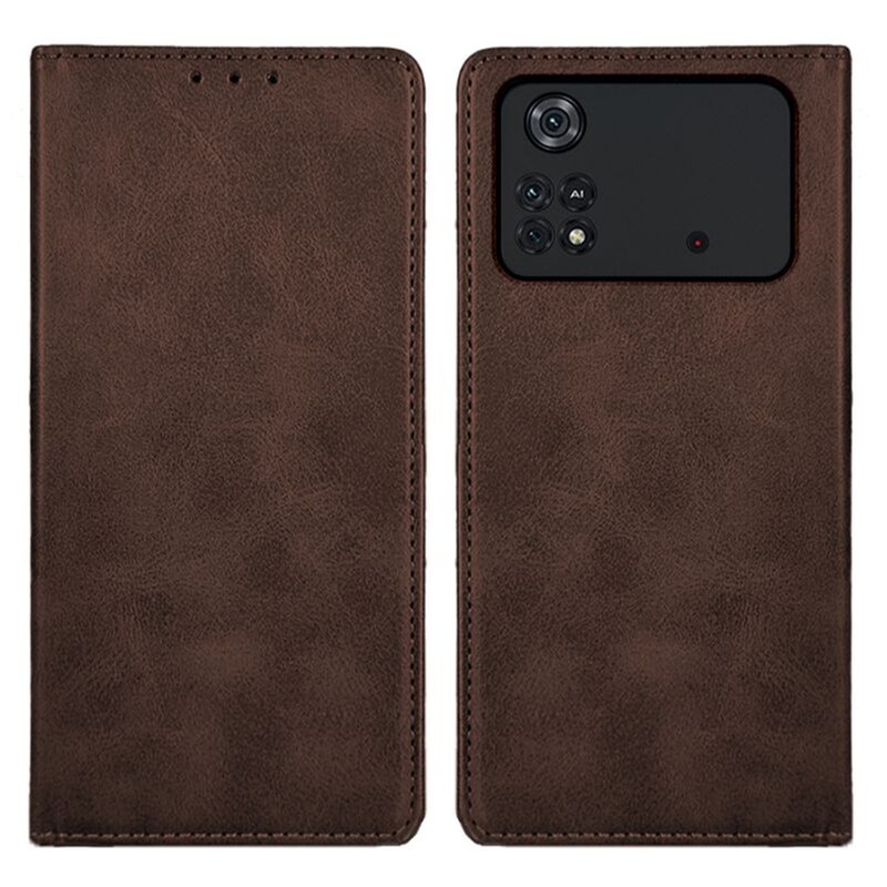 Θήκη Xiaomi Poco X4 Pro 5G - Sonique Vintage Magnet Book - Καφέ