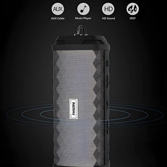 Remax M12 Φορητό Ηχείο 10 W - Μαύρο image 2