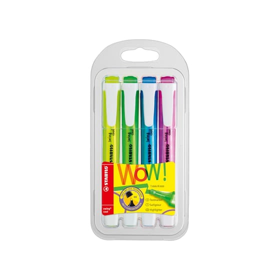 Μαρκαδόροι Υπογράμμισης Stabilo Swing Cool 1.0 mm (4 Τεμάχια) image 0