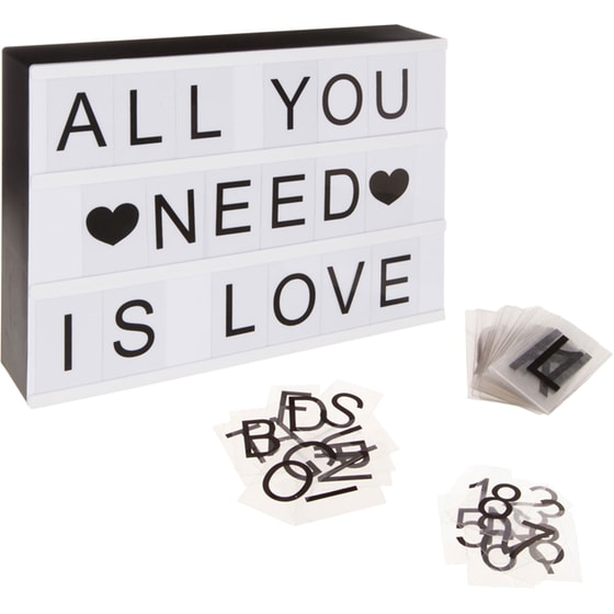 Διακοσμητικό Φωτιστικό Light Box Spitishop με Led 4.5x22cm - Λευκό image 0