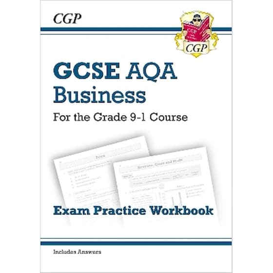 GCSE Business AQA Exam Practice Workbook (includes Answers) image 0