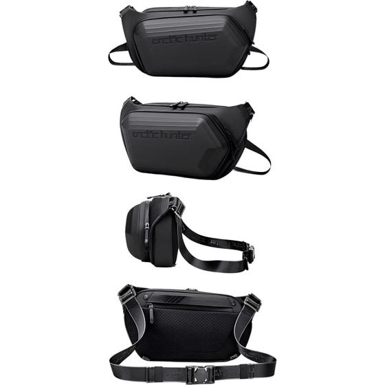 Τσάντα Crossbody Arctic Hunter Y00013 - Μαύρη image 2