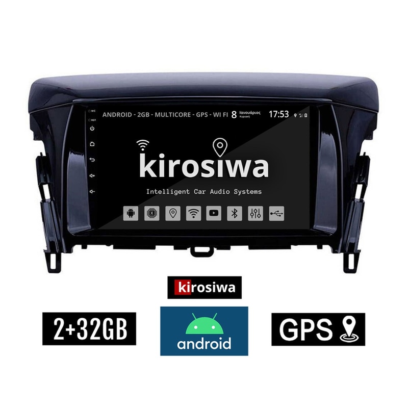 Kirosiwa Ar-1172 Ηχοσύστημα Αυτοκινήτου Mitsubishi Eclipse Cross 2GB/32GB 9 - Μπλε
