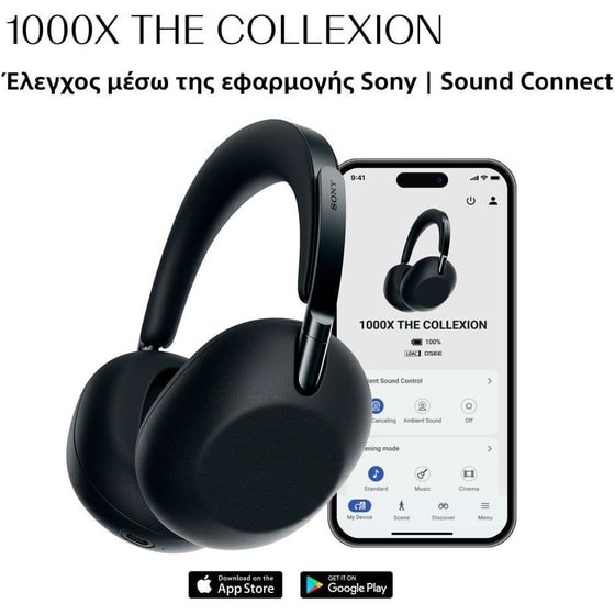 Ασύρματα Ακουστικά Κεφαλής Sony 1000X The Collexion - Black image 9