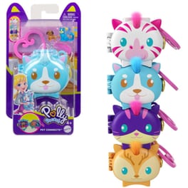 Mattel Κούκλα Polly Mini Σετάκια με Ζωάκια (4 σχέδια) - Τυχαία Επιλογή
