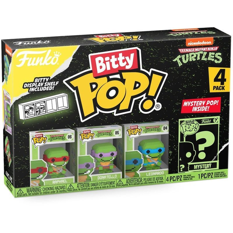 Funko Bitty Pop! Teenage Mutant Ninja Turtles: Raphaels 4-Pack Set