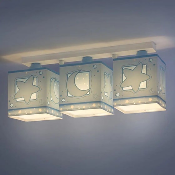 Παιδικό Φωτιστικό Οροφής Ango Moon 63233NT - Μπλε image 1