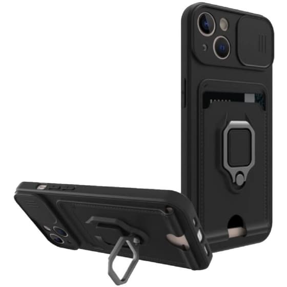 Θήκη Apple iPhone 14 - Bodycell Multifunction - Μαύρο image 0