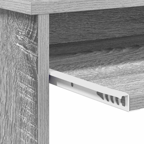Γραφείο VidaXL από Επεξεργασμένο Ξύλο 120,5x44x88,5 cm - Γκρι Sonoma image 7