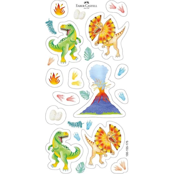 Ξυλομπογιές Faber-Castell Jumbo Δεινόσαυροι image 1