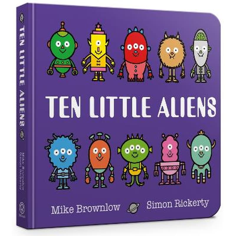 Ten Little Aliens Board Book