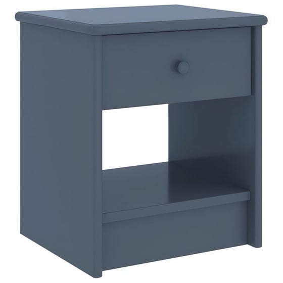 Κομοδίνο Vidaxl Από Μασίφ Ξύλο Πεύκου 35x30x40 cm - Ανοιχτό Γκρι image 0