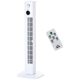 HOMCOM 45W 96cm Ανεμιστήρας Πύργος με Τηλεχειριστήριο