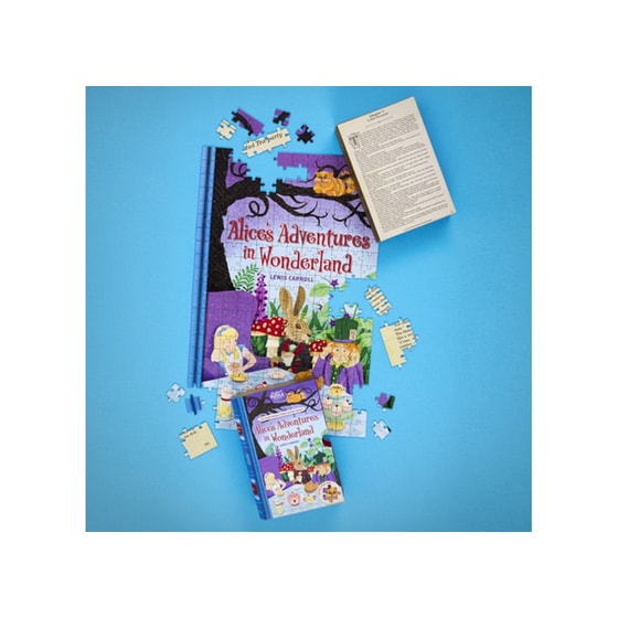 Παιδικό Παζλ Hinkler Alice In Wonderland Double-Sided Jigsaw Η Αλίκη Στη Χώρα Των Θαυμάτων (252 Κομμάτια) image 1