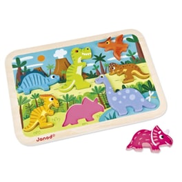 Παζλ Dinosaurs Chunky Janod (7 Κομμάτια)