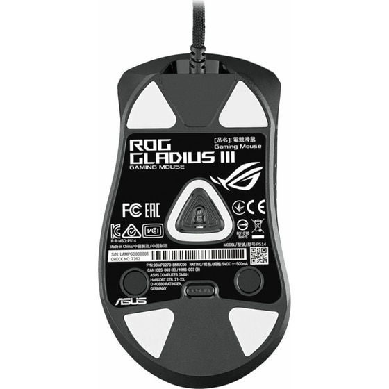Asus Rog Gladius III Μαύρο Gaming Ενσύρματο Ποντίκι image 4