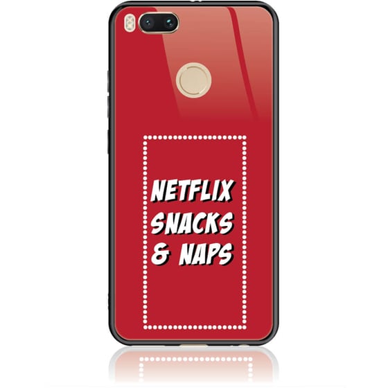 Netflix Addicted Phone Case Design 50175  -  Xiaomi Mi A1  -  Tempered Glass Case image 0