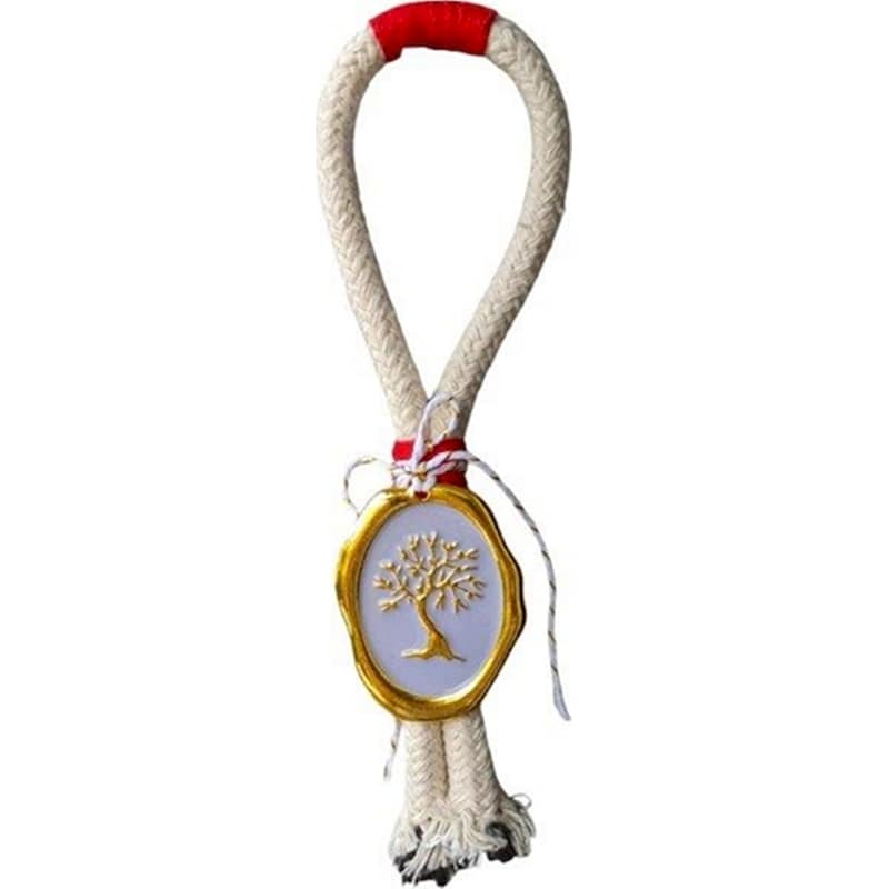 FEELBOHO Χειροποιητο Boho Γουρι Κοκκινο Δεντρο