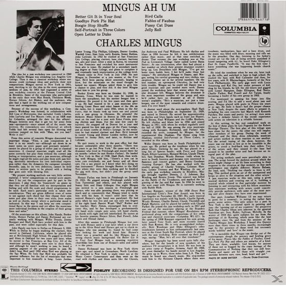 Mingus Ah Um image 2