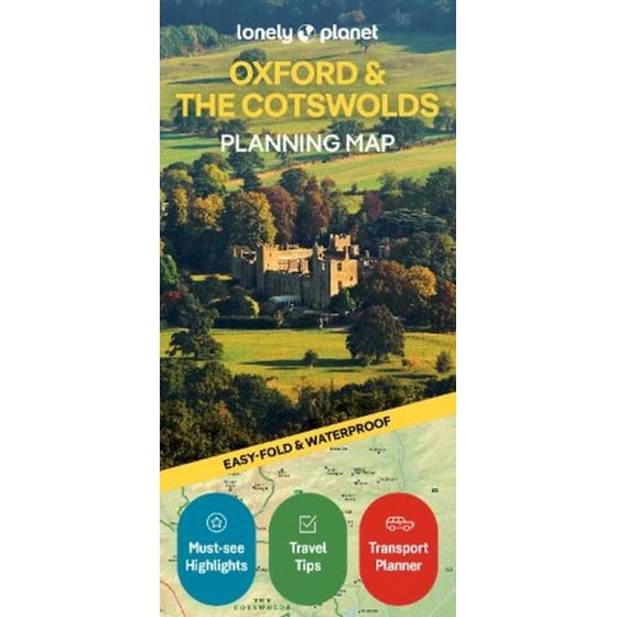 Lonely Planet Oxford & the Cotswolds Planning Map image 0