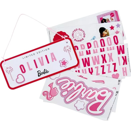 Σετ Πινακίδα Διπλής Όψης Δωματίου Barbie Limited Edition - Olivia image 1