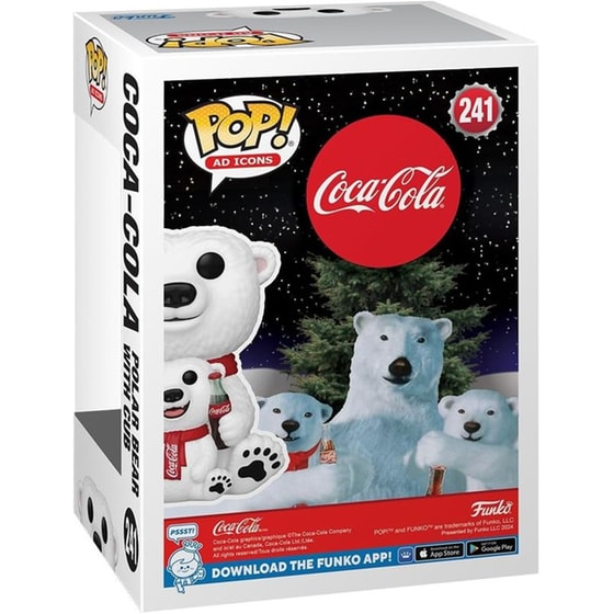 Funko Pop! Ad Icons - Coca Cola - Coca-Cola Polar Bear With Cub #241 image 2