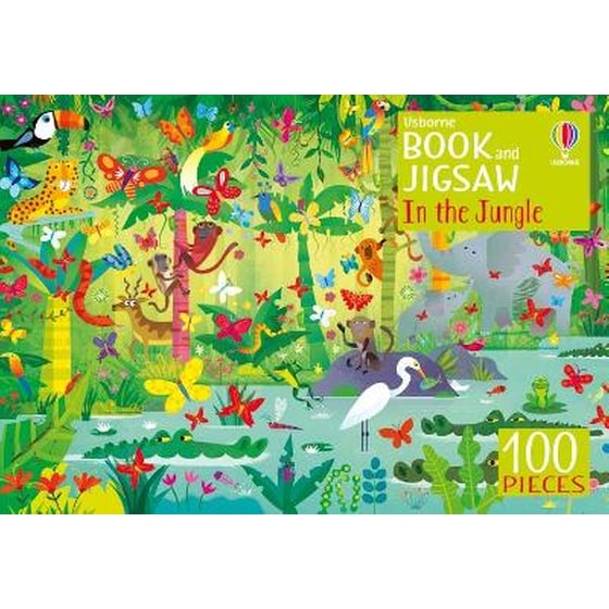 Usborne Book and Jigsaw In the Jungle image 0