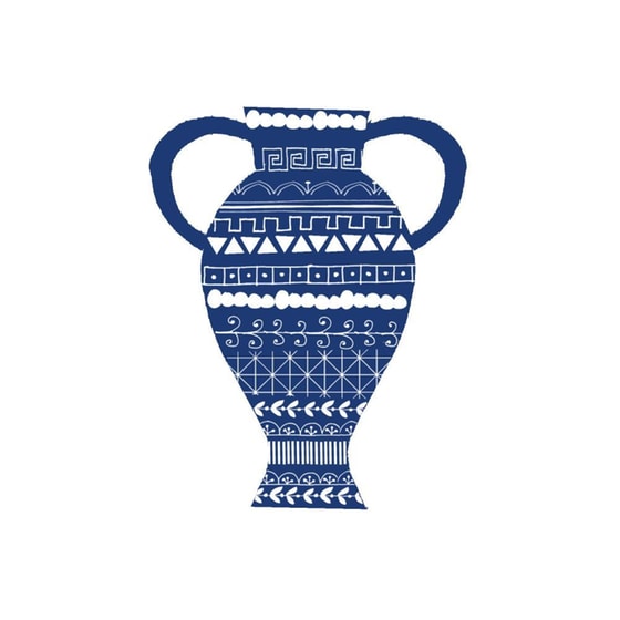 Μαγνητάκι Colourbox Designs Βάζο - Μπλε image 0