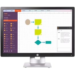 Refurbished HP EliteDisplay E242 24'' WUXGA IPS Flat 60Hz 7ms | Grade A