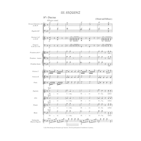 Βιβλίο Για Σύνολα Barenreiter Mozart - Requiem Kv626 [pocket Score] image 2